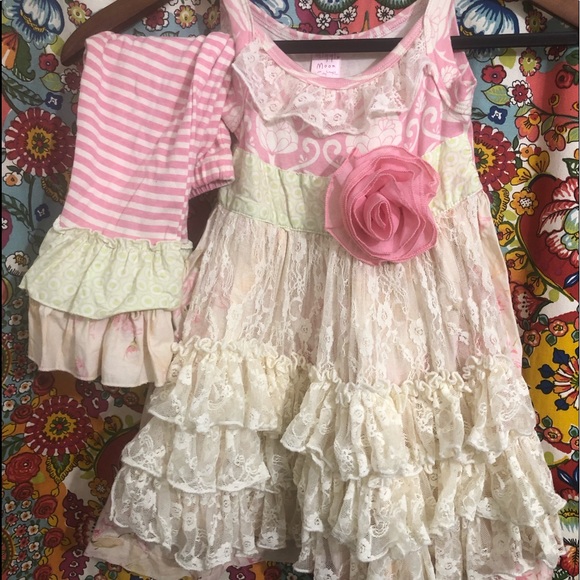 Giggle Moon Other - Giggle moon dress with flare pants bottoms 4t